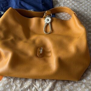 Dooney & Bourke Tan Leather Hobo Bag